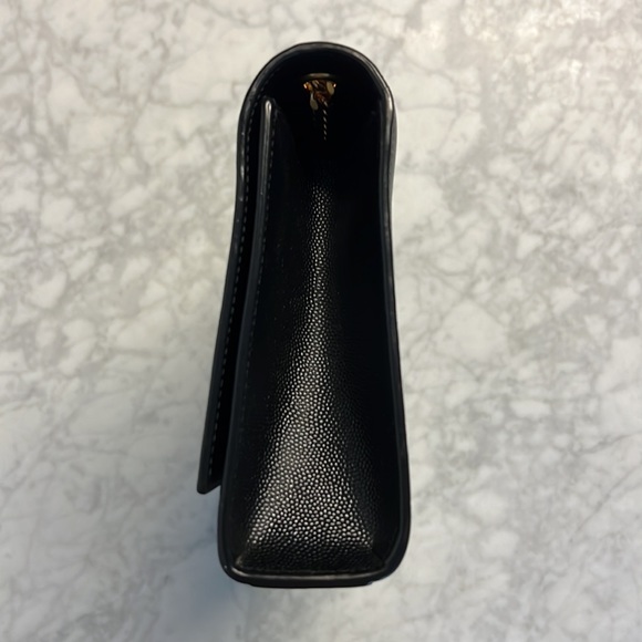 Saint Laurent Kate Medium Chain Crossbody Black Gold - Picture 7 of 13